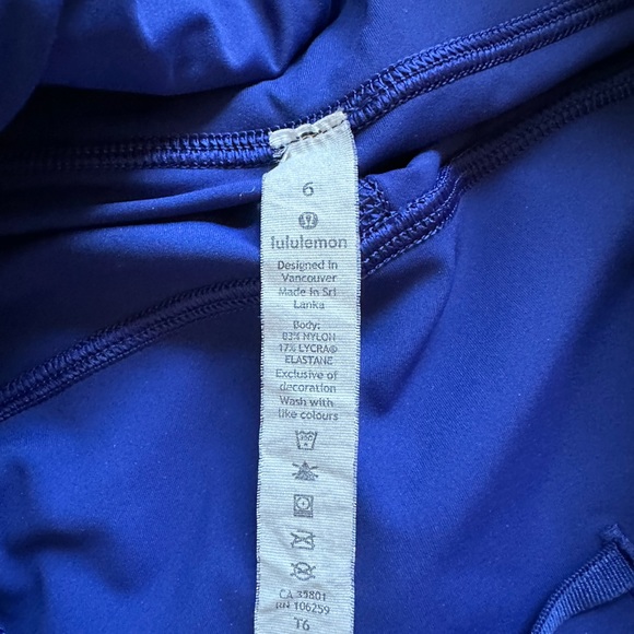 Lululemon Fast and Free Crop II 19" *Non-Reflective - Picture 6 of 6